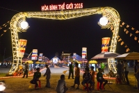 Công trình chiếu sáng lễ hội Phật Ngọc Hoà Bình Thế Giới_Chùa Thiên Hưng, Tỉnh Bình Định.