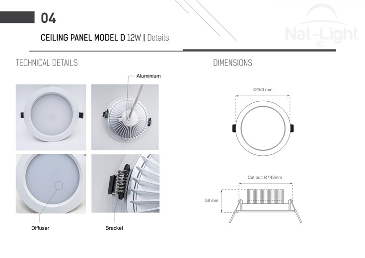 Ceiling-Panel-Model-D-12w