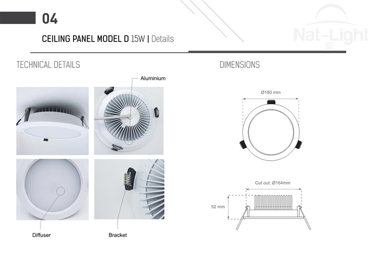 Ceiling-Panel-Model-D-15w