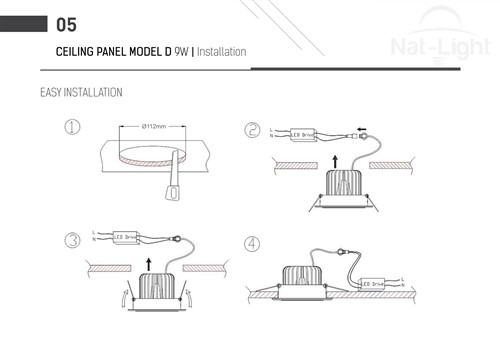 Ceiling-Panel-Model-D-9w