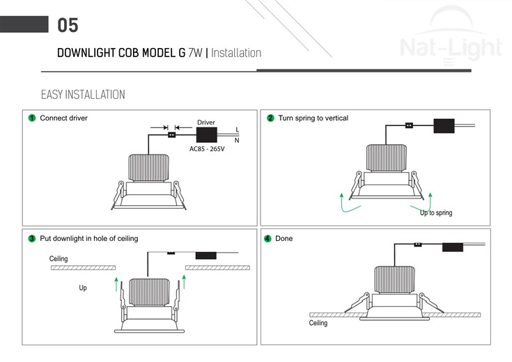 Downlight-Cob-Model-G-7w