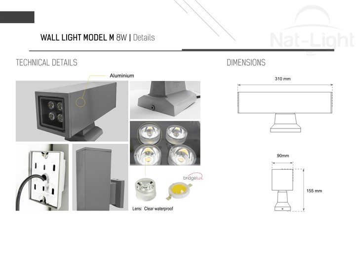 Wall-Light-Model-M-8w