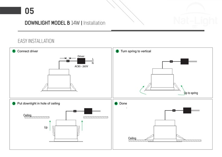 Downlight-Cob-Model-B-14w