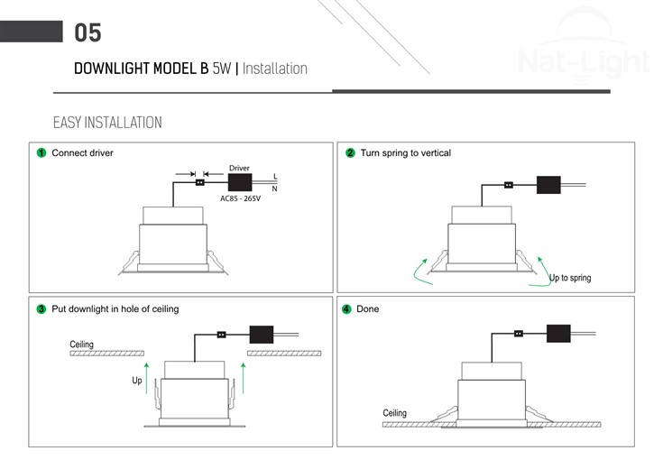 Downlight-Cob-Model-B-5w