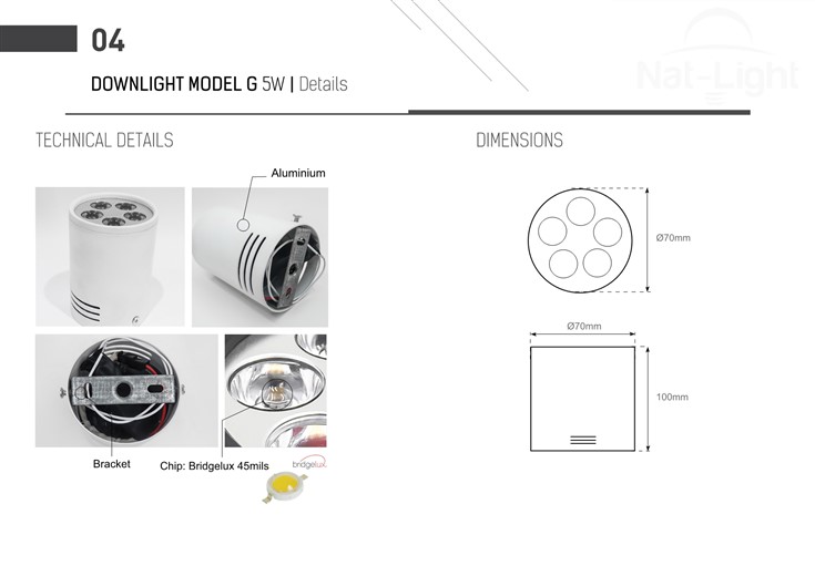 Downlight-Cob-Model-G-5w