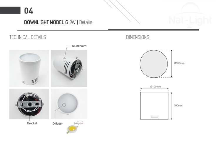 Downlight-Cob-Model-G-9w