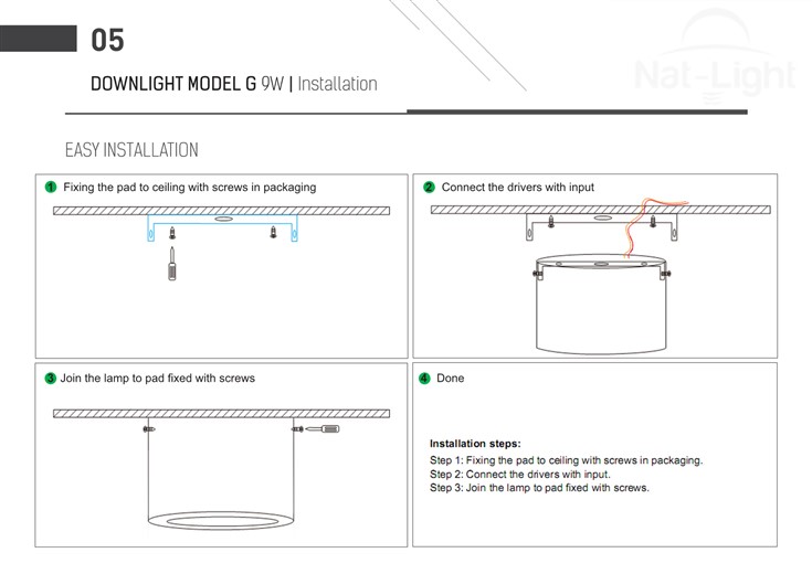 Downlight-Cob-Model-G-9w