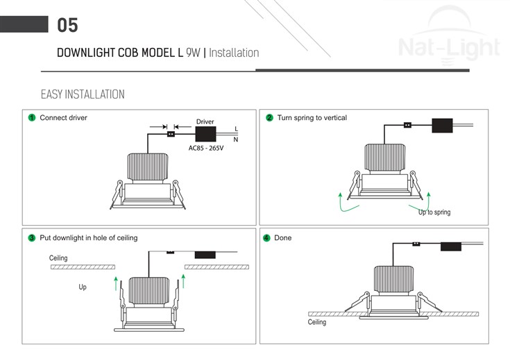 Downlight-Cob-Model-L-9w