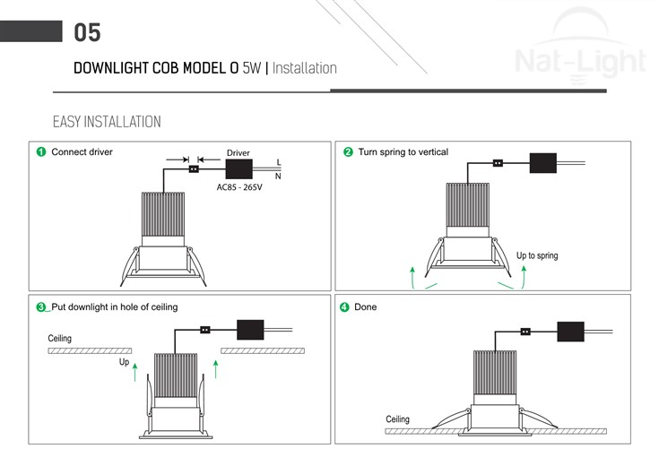 Downlight-Cob-Model-O-5w