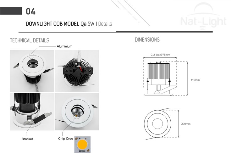 Downlight-Cob-Model-Qa-5w