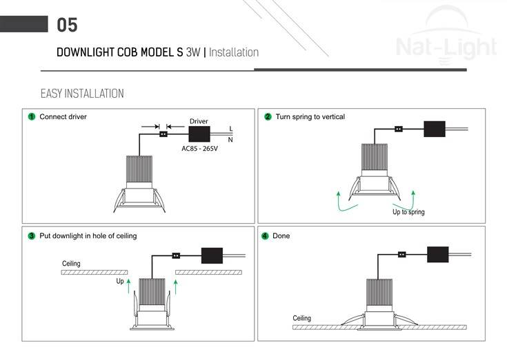 Downlight-Cob-Model-S-3w