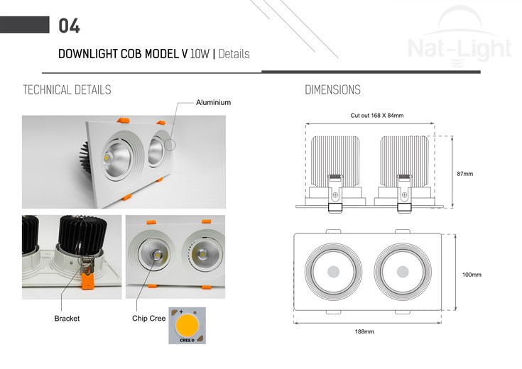 Downlight-Cob-Model-V-10w