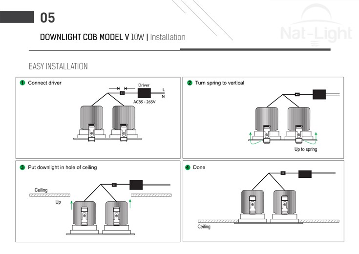 Downlight-Cob-Model-V-10w