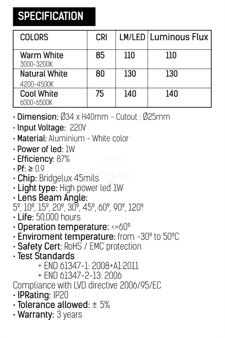 Thong-So-Ky-Thuat-Downlight-Cob-Model-E-1w