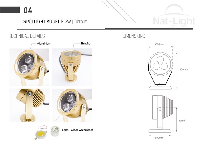 SPOTLIGHT-MODEL-E-3W