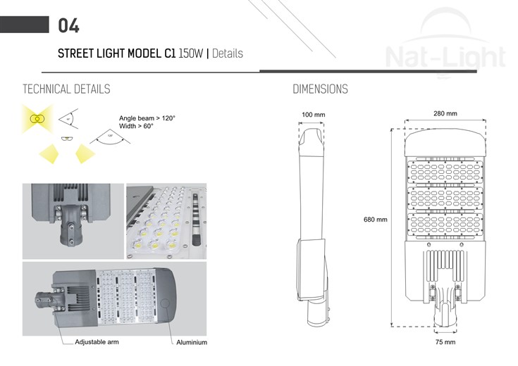 STREET-LIGHT-MODEL-C1-150W