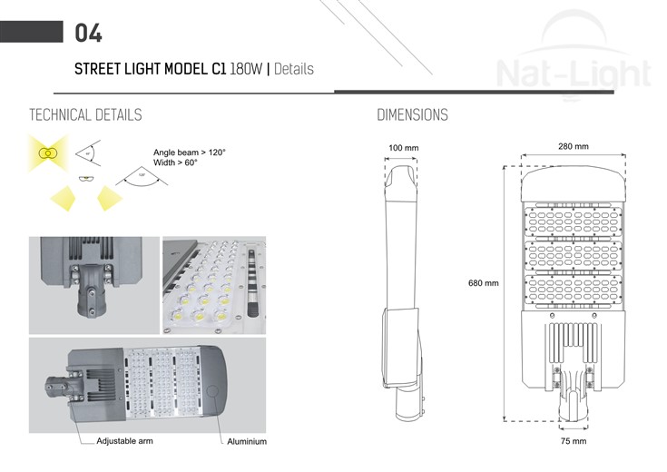 STREET-LIGHT-MODEL-C1-180W