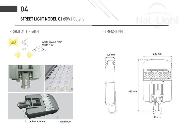 STREET-LIGHT-MODEL-C1-60W