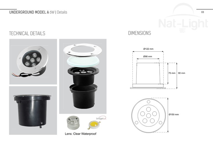 Underground-Light-model-A-6W-24V