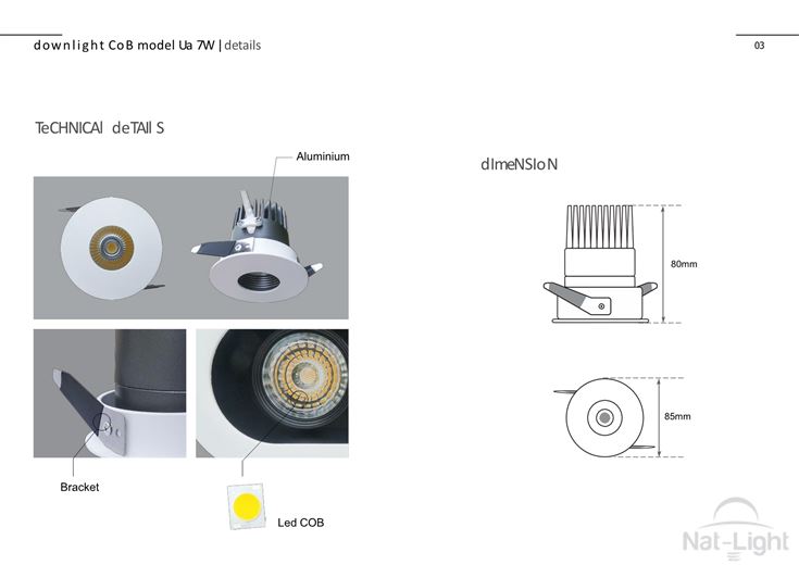 Downlight-Cob-Model-Ua7w