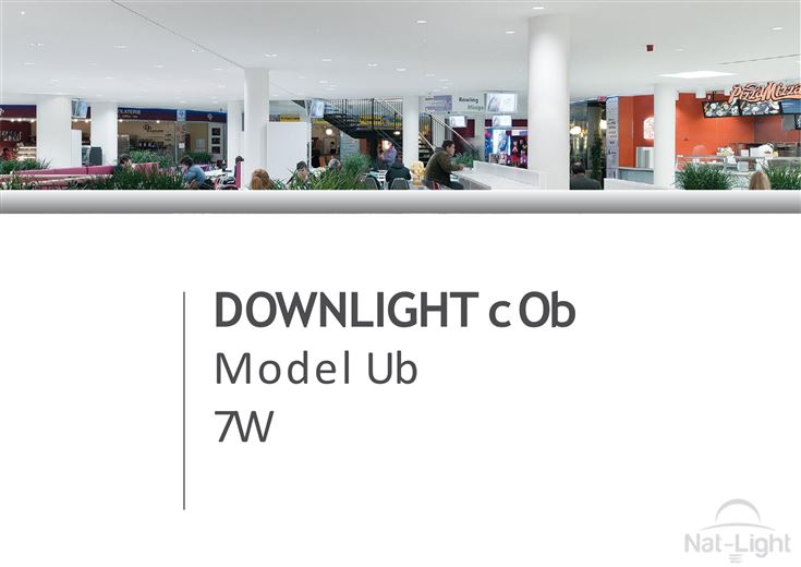 Downlight-Cob-Model-Ub7w