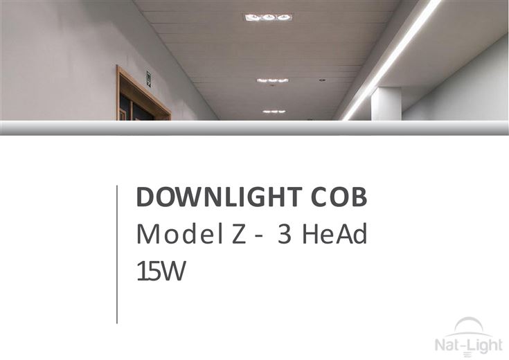 Downlight-Cob-Model-Z-3Head-15w