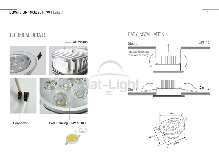 Downlight-Model-P-7w