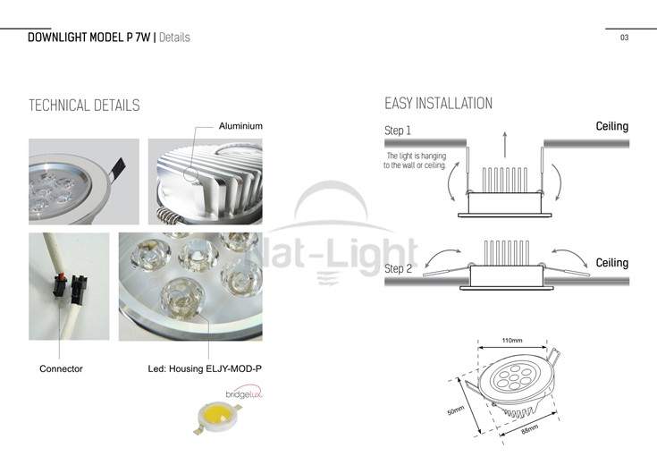 Downlight-Model-P-7w