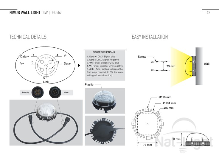 Nimus-Wall-Light-14w