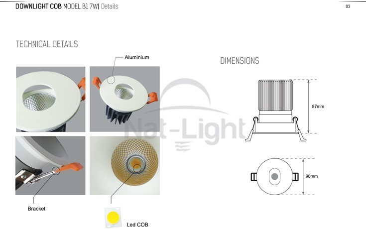 DOWNLIGHT-COB-MODEL-B1-7W-3