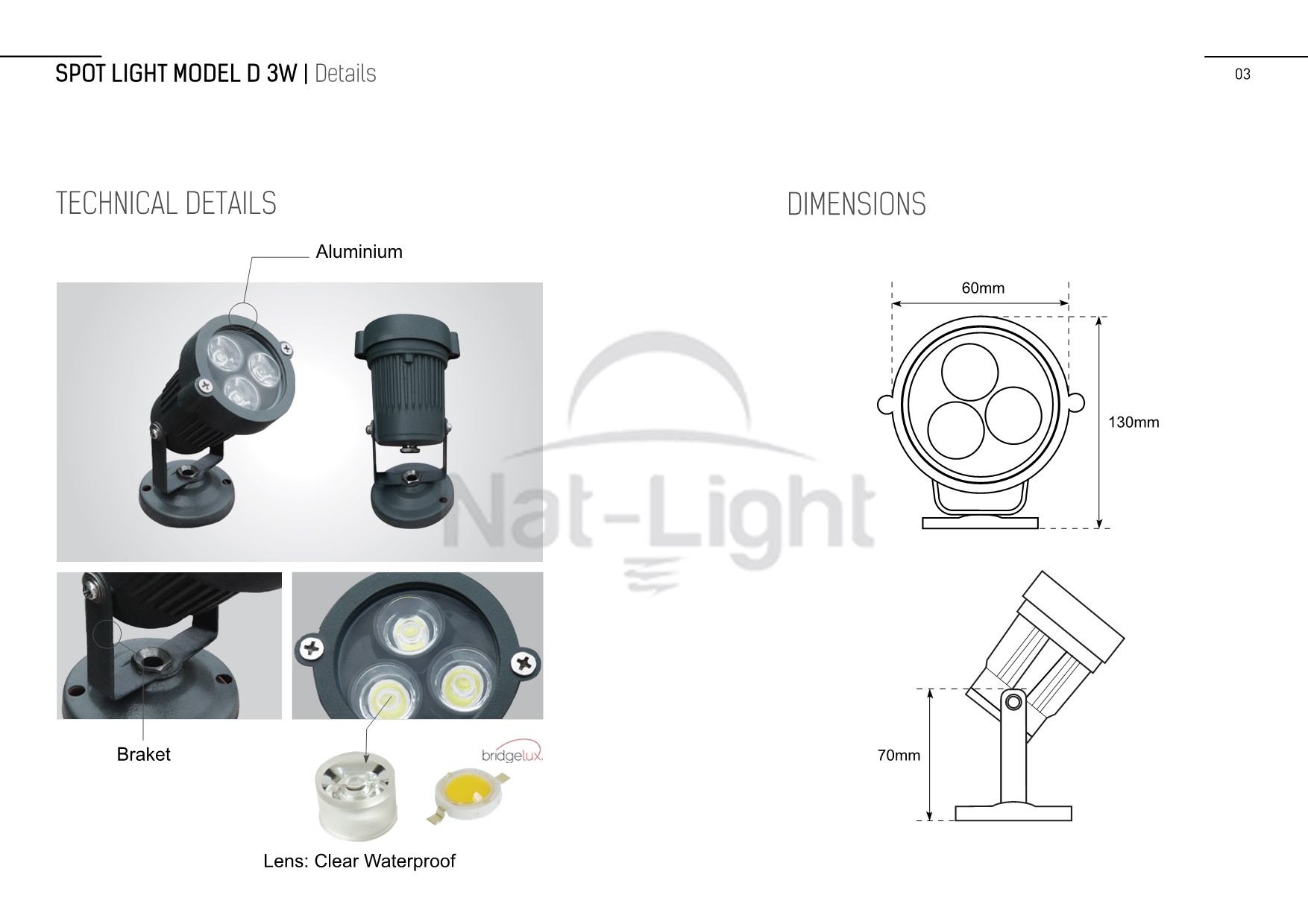 SPOTLIGHT-MODEL-D-3W-1