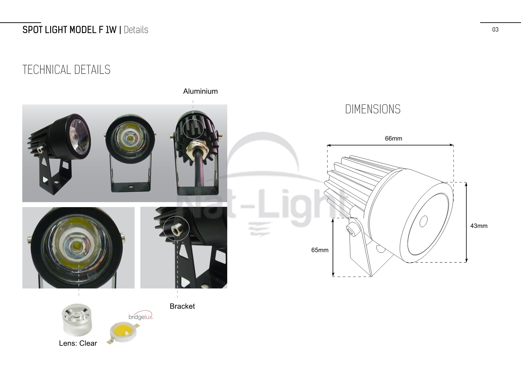 SPOT-LIGHT-MODEL-F-1W