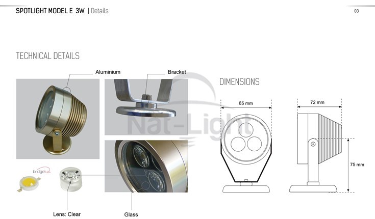 SPOTLIGHT-MODEL-E-3W-3