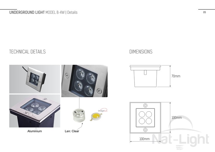 Underground-Light-Model-B-4w