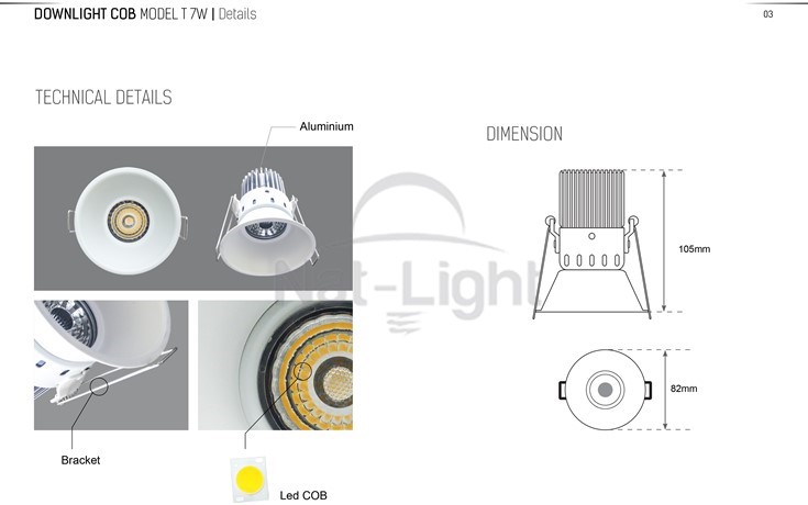 DOWNLIGHT-COB-MODEL-T-7W-3