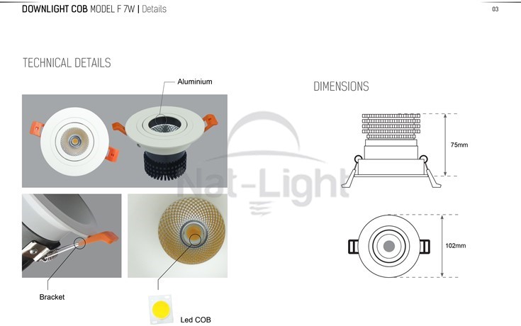 DOWNLIGHT-COB-model-F-7W-3