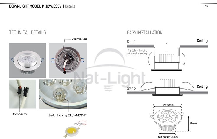 DOWNLIGHT-MODEL-P-12W-3